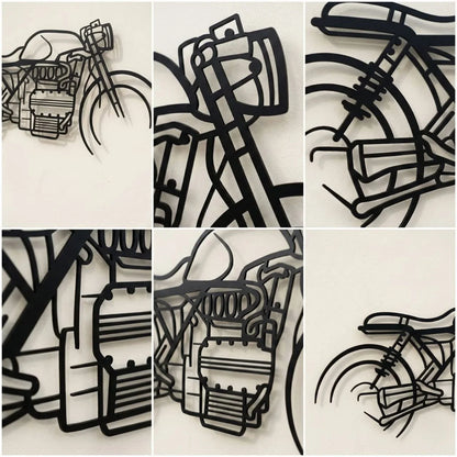 TRIUMPH ROCKET 3 METAL WALL ART premium metal wall art