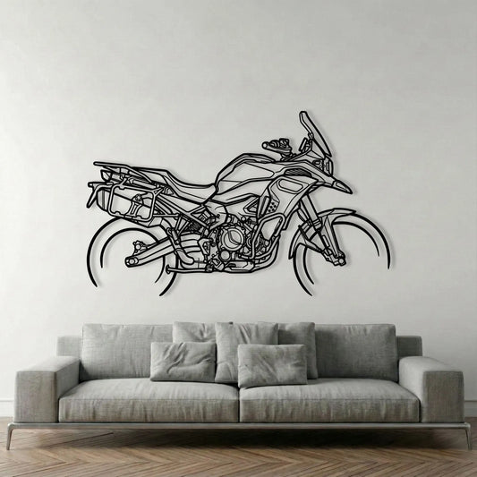 BMW F 900 GS METAL WALL ART background 1