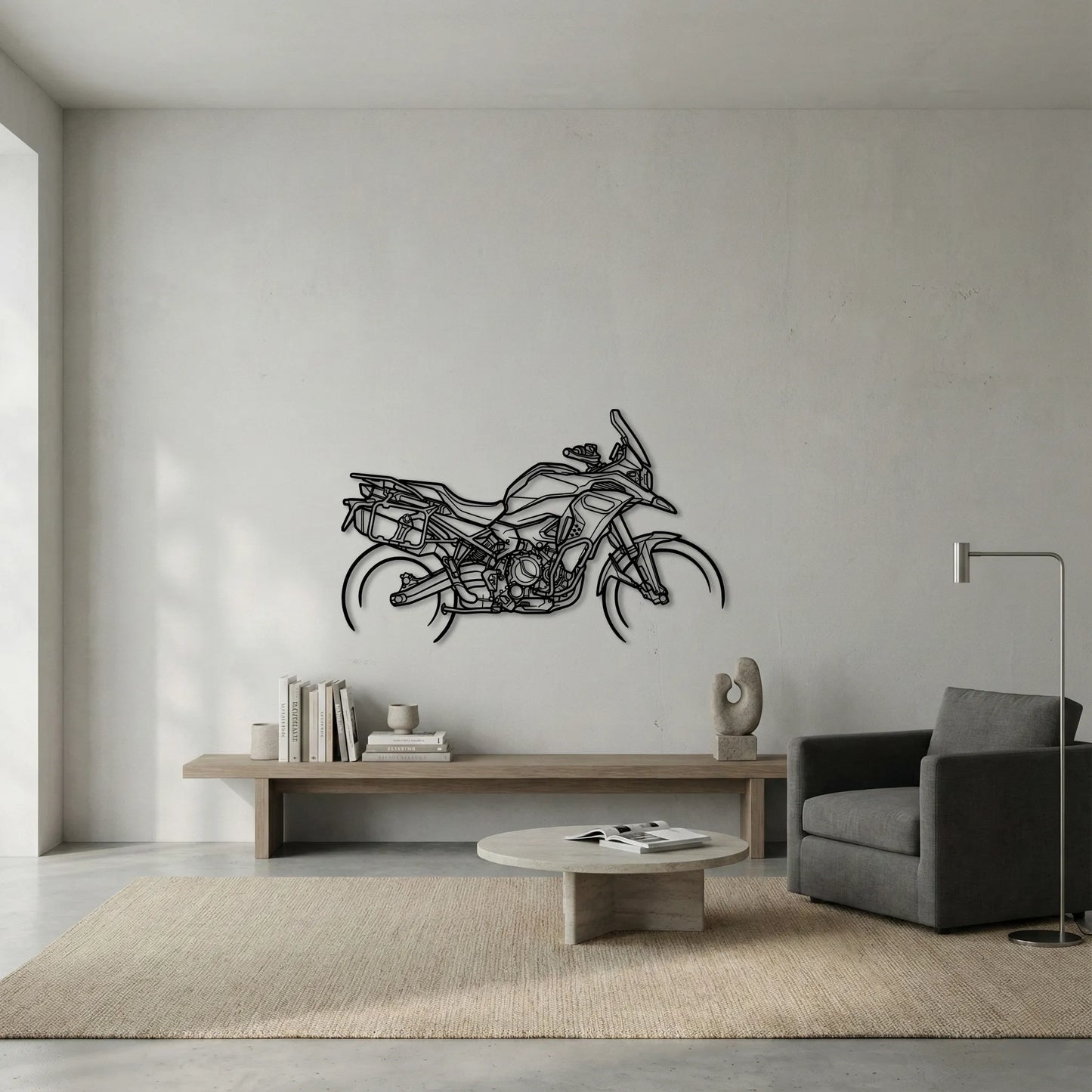 BMW F 900 GS METAL WALL ART background 5