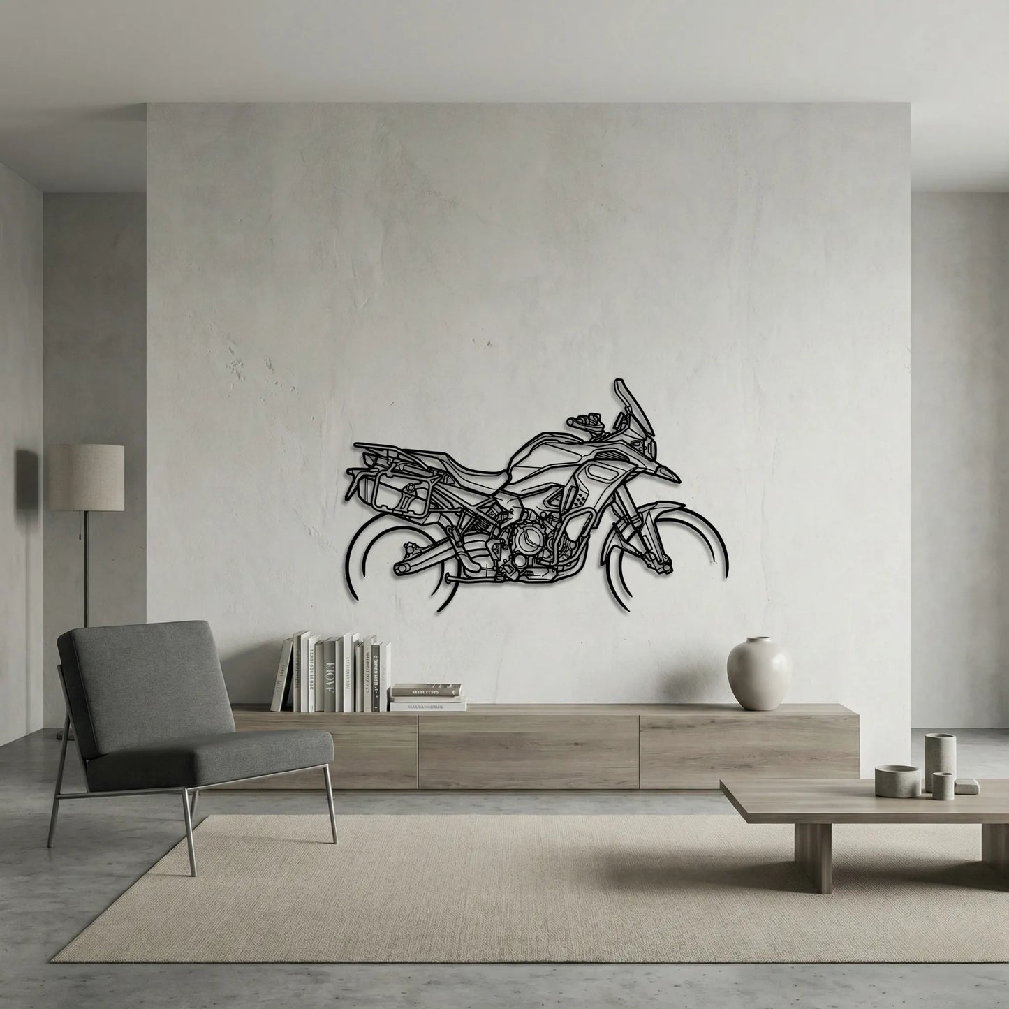 BMW F 900 GS METAL WALL ART background 6