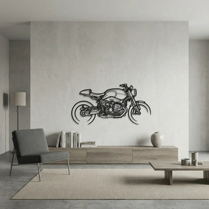 BMW R NINE T STANDARD METAL WALL ART background 6
