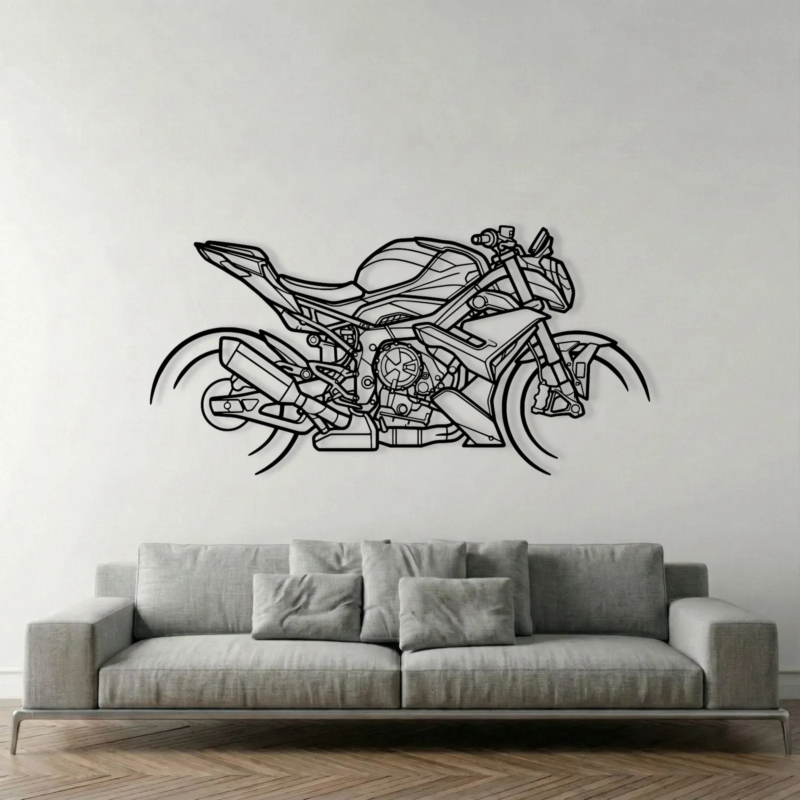 BMW S1000R METAL WALL ART metal wall art silhouette