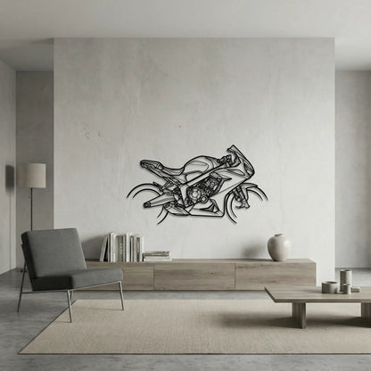 HONDA CBR 850 R METAL WALL ART background 6
