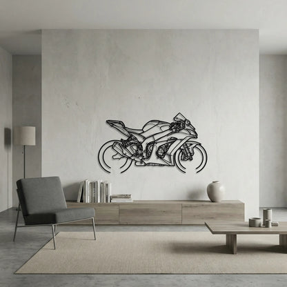 KAWASAKI NINJA ZX-10R 2019 METAL WALL ART background 6