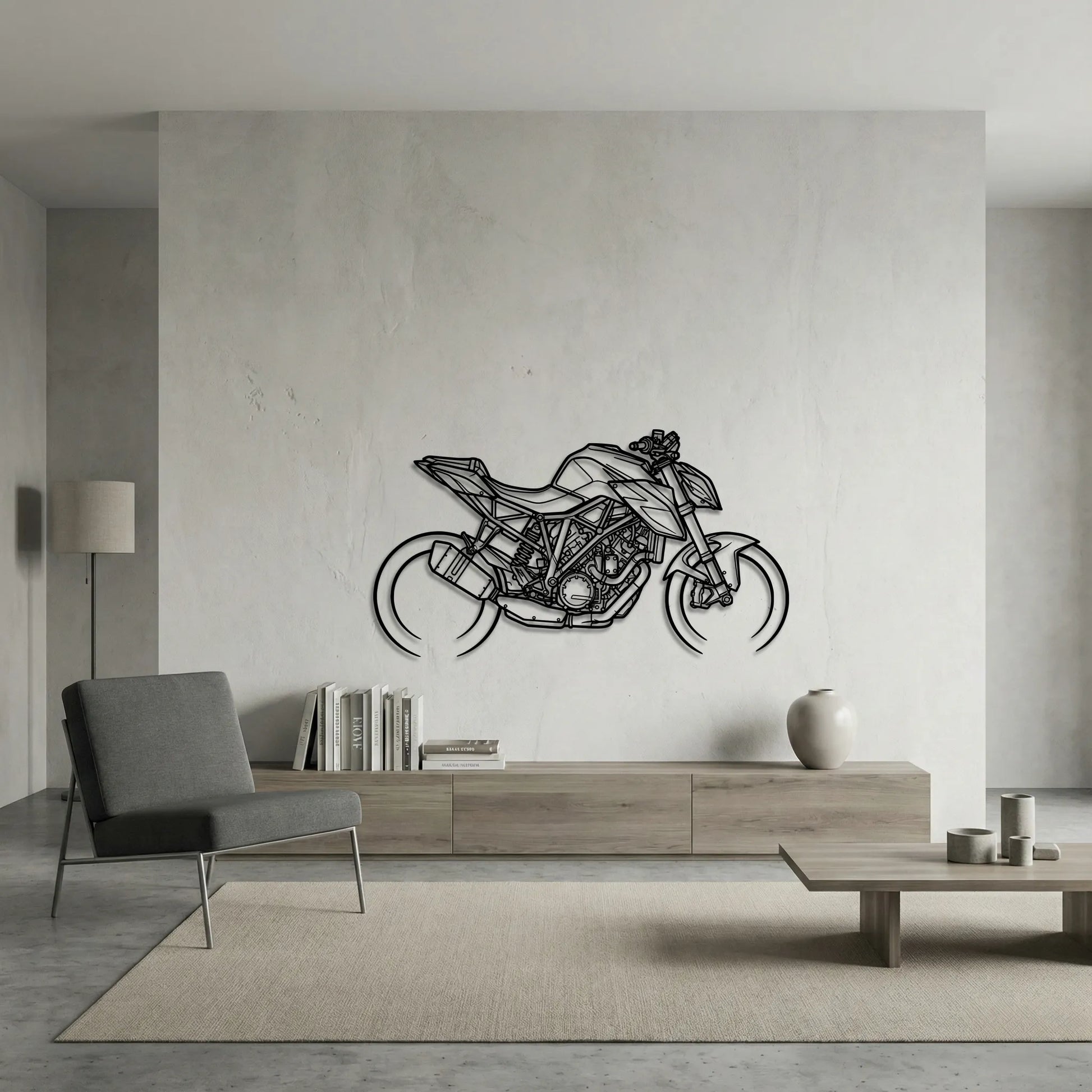 KTM SUPER DUKE METAL WALL ART background 6