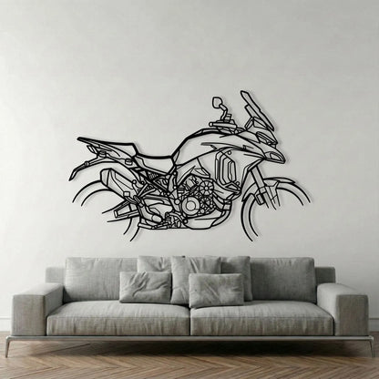 MULTISTRADA V4S METAL WALL ART background 1