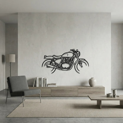 ROYAL ENFIELD SHOTGUN METAL WALL ART background 6
