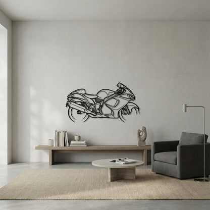SUZUKI GSX1300R HAYABUSA METAL WALL ART background 5
