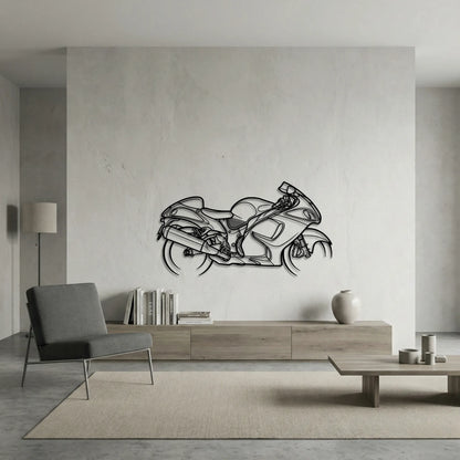 SUZUKI GSX1300R HAYABUSA METAL WALL ART background 6