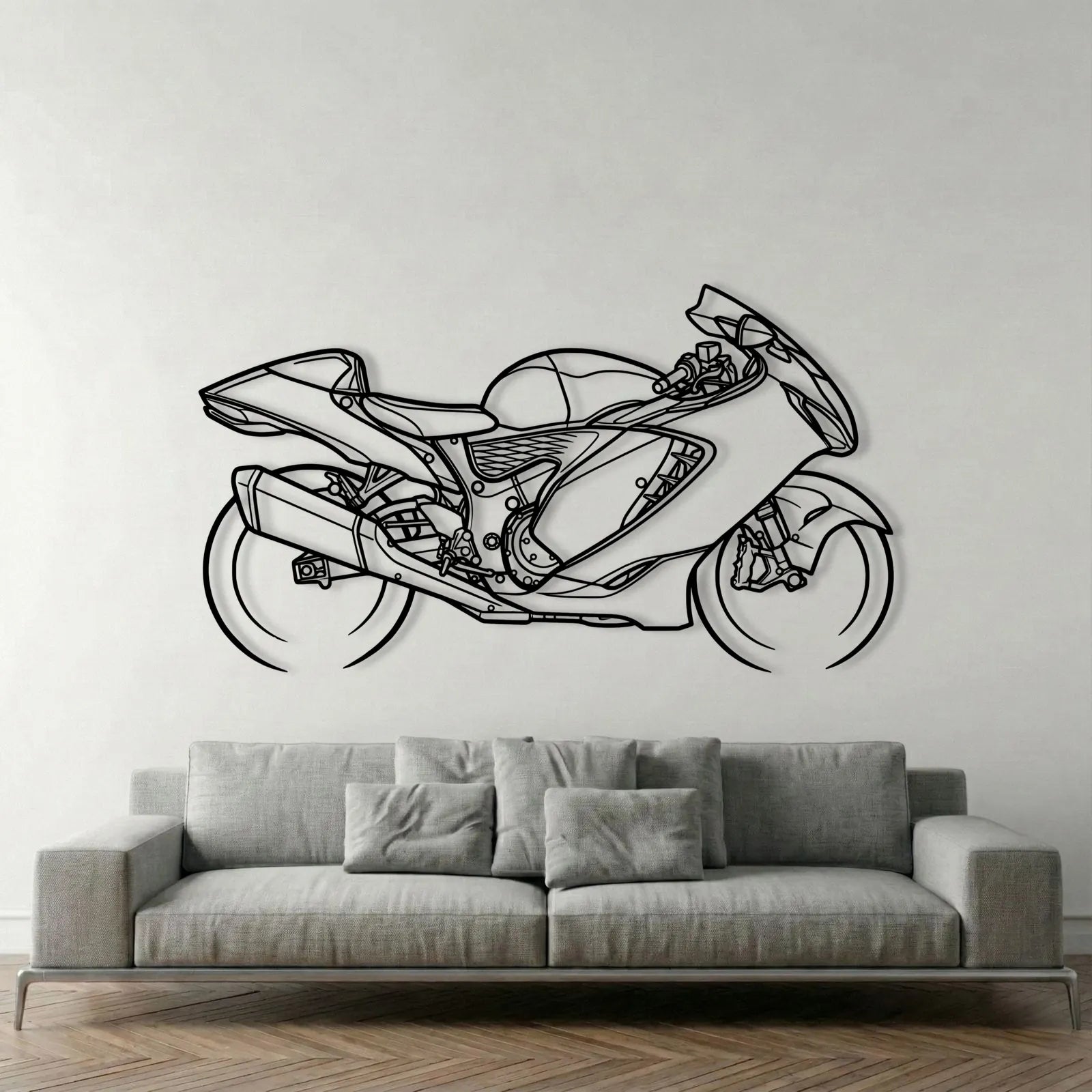SUZUKI HAYABUSA 2026 METAL WALL ART background 1