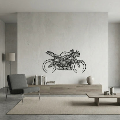 TRIUMPH STREET TRIPLE 675 METAL WALL ART