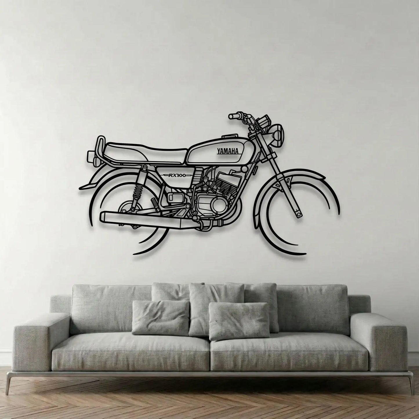 YAMAHA RX100 METAL WALL ART