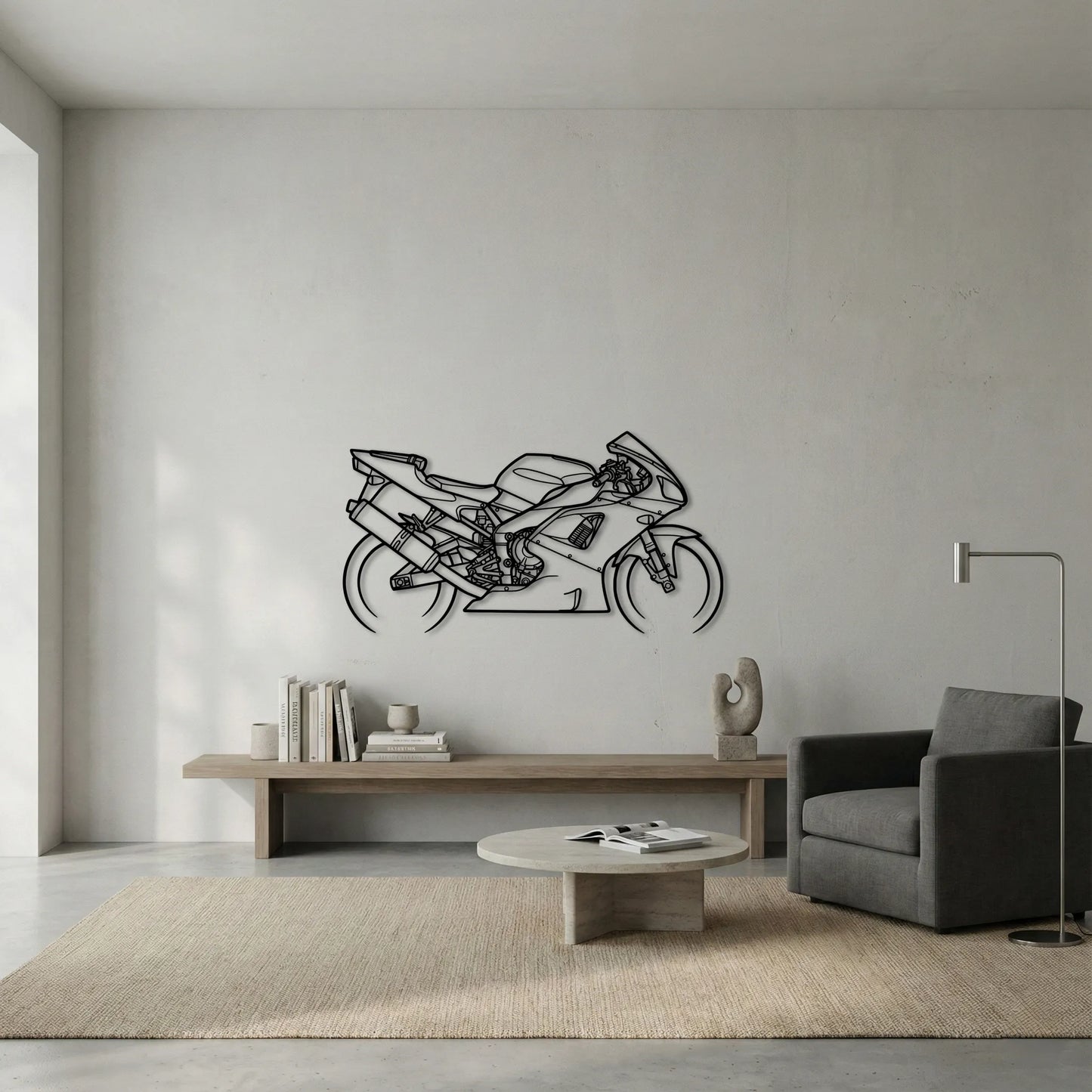 YAMAHA YZF-R1 2001 METAL WALL ART background 5