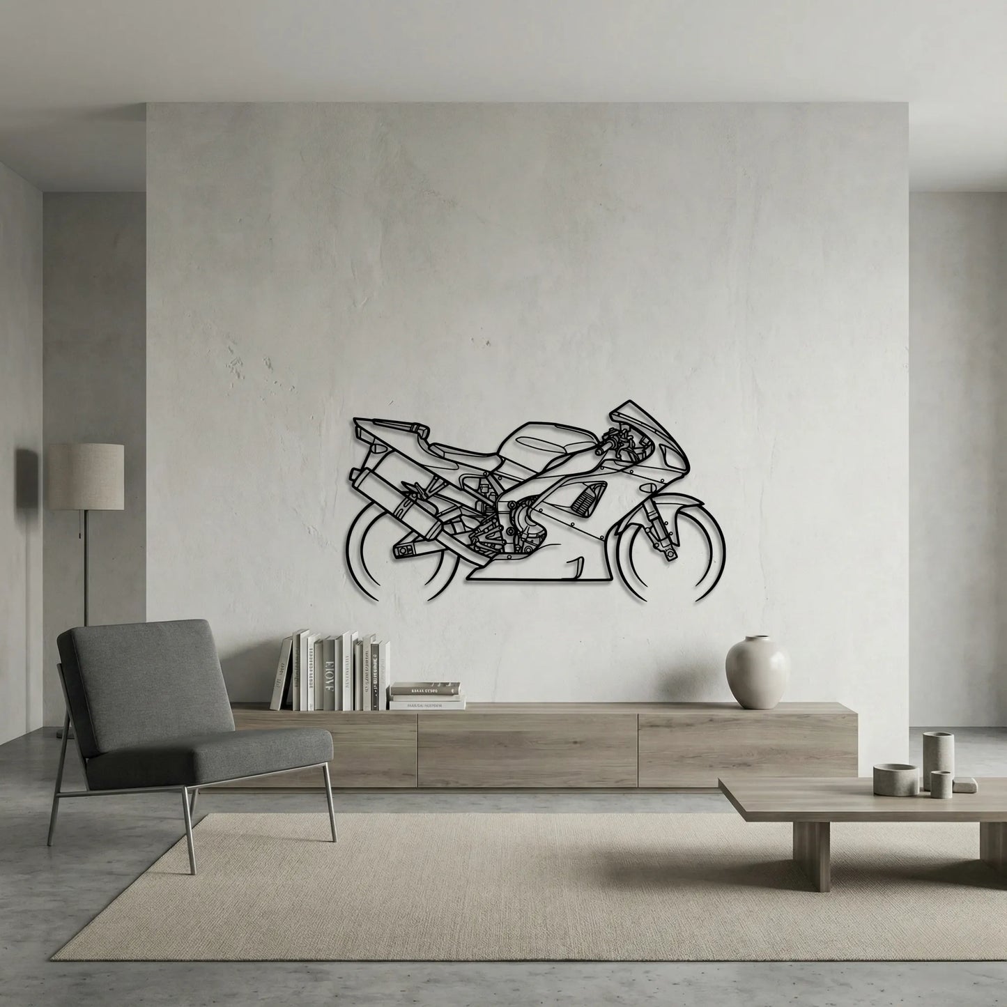 YAMAHA YZF-R1 2001 METAL WALL ART background 6