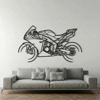 YAMAHA YZF-R1 2012 METAL WALL ART background 1
