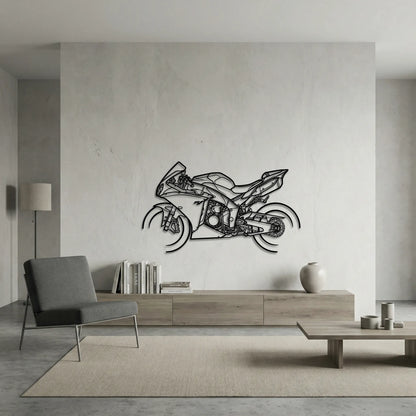 YAMAHA YZF-R1 2012 METAL WALL ART background 6
