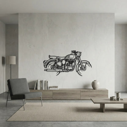 CLASSIC 350 METAL WALL ART background 6
