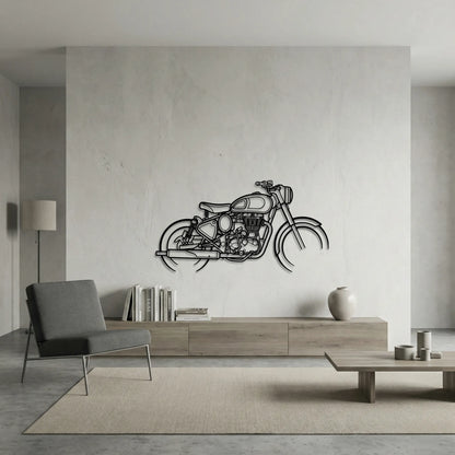 CLASSIC 500 METAL WALL ART background 6