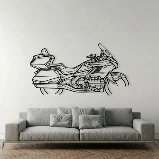 HONDA GOLDWING METAL WALL ART metal wall art silhouette