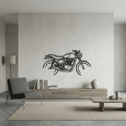 HUNTER 350 METAL WALL ART background 6