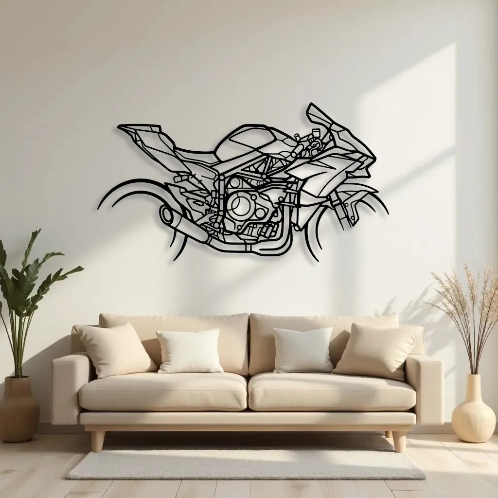 NINJA H2R METAL WALL ART metal wall art view 2