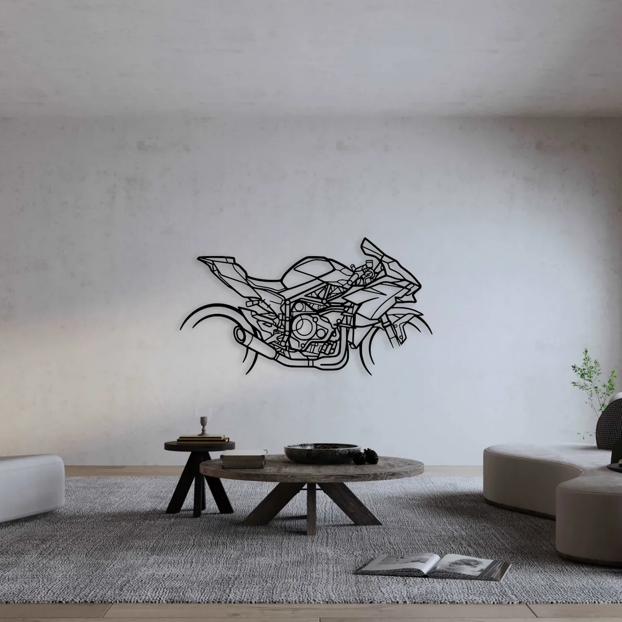 NINJA H2R METAL WALL ART metal wall art view 3